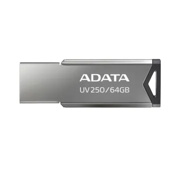 Memoria USB ADATA UV250 64GB USB 2.0 Plata Modelo AUV250-64G-RBK