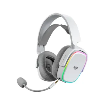 Diadema Gamer Balam Rush AEON HS999 Inalámbrica con Micrófono RGB Blanco BR-936941