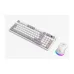 Kit Gamer Balam Rush Squad Conquest Pro KG525 - Teclado y Mouse Alámbricos Blanco