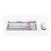 Kit Gamer Balam Rush Squad Conquest Pro KG525 - Teclado y Mouse Alámbricos Blanco