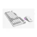 Kit Gamer Balam Rush Squad Conquest Pro KG525 - Teclado y Mouse Alámbricos Blanco