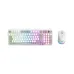 Kit Gamer Balam Rush Squad Conquest KG515 - Teclado y Mouse RGB Blanco - BR-940450