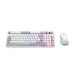 Kit Gamer Balam Rush Squad Conquest KG515 - Teclado y Mouse RGB Blanco - BR-940450