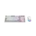 Kit Gamer Balam Rush Squad Conquest KG515 - Teclado y Mouse RGB Blanco - BR-940450