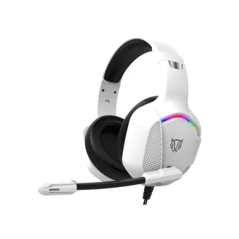 Diadema Gamer Balam Rush Orphix II HS699 - Alámbrico - Micrófono - RGB - Blanco - BR-941198