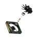 Ventilador Balam Rush Eolox Link-R EXL95R 120mm 4 Pines RGB Negro - Paquete de 3 Piezas