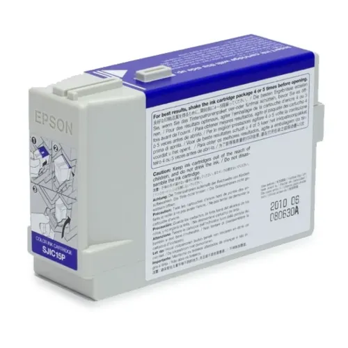 Tinta Epson Color C33S020464 - Tinta a Base de Pigmentos para Impresora TM-C3400 Tinta Epson Color C33S020464 - Tinta a Base de Pigmentos para Impresora TM-C3400