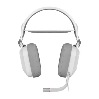Diadema Gamer Corsair HS80 RGB USB - Blanco - Micrófono Boom - Dolby Surround 7.1