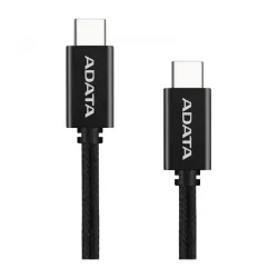 Cable USB-C ADATA 1m Negro Carga y Datos USB 2.0 Modelo CACC-100PN-BK