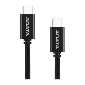 Cable USB-C ADATA 1m Negro Carga y Datos USB 2.0 Modelo CACC-100PN-BK