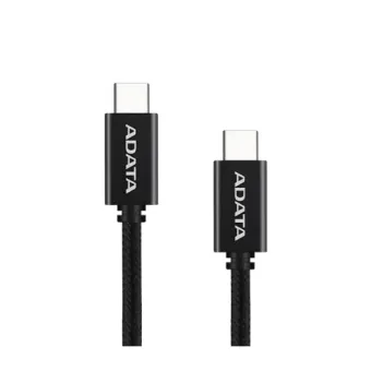 Cable USB-C ADATA 2m Negro Carga Rápida 100W Modelo CACC-200PN-BK