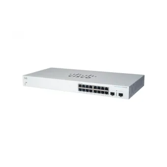 Switch Cisco 18 Puertos 16 RJ-45 + 2 SFP Modelo CBS220-16P-2G-NA