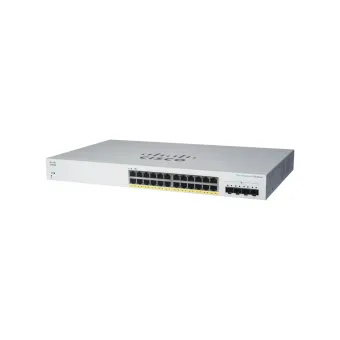 Switch Cisco 24 Puertos Gigabit PoE Gestionado con 4 SFP Modelo CBS220-24P-4G-NA