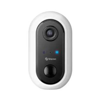 Cámara de Seguridad IP Steren Inalámbrica Full HD con Detección de Movimiento Modelo CCTV-240