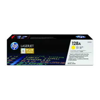 Cartucho de Tóner HP 128A Amarillo Original para LaserJet Pro CM1415/CP1525 - Modelo CE322A