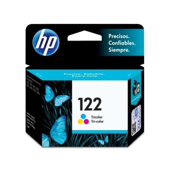 Cartucho de Tinta HP 122 Tricolor Original para Impresoras DeskJet - Modelo CH562HL