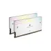 Memoria RAM Corsair Dominator Titanium RGB DDR5 32GB 6000MHz Blanco