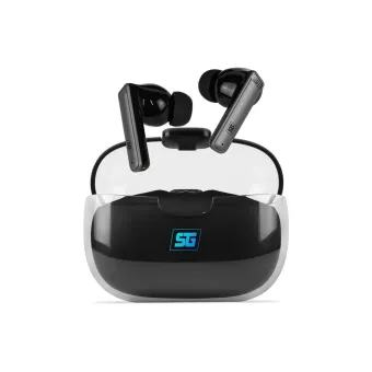 Auriculares Vorago TWS 301 PRO Inalámbricos Bluetooth Negro