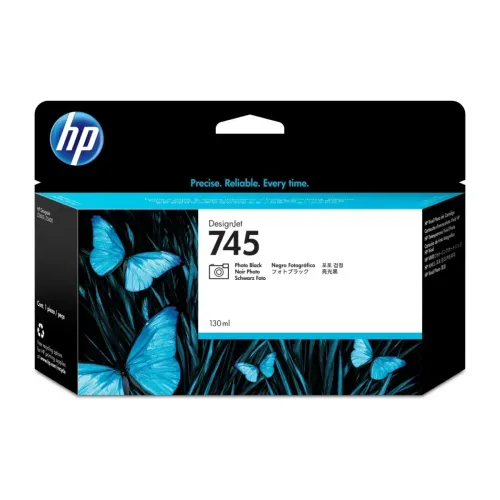 Cartucho de Tinta HP 745 Foto Negro Original para Impresoras DesignJet - Modelo F9J98A Cartucho de Tinta HP 745 Foto Negro Original para Impresoras DesignJet - Modelo F9J98A