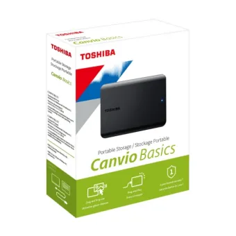 Disco Duro Externo Toshiba Canvio Basics 4TB USB 3.2 Gen 1 Modelo HDTB540XK3CA