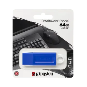 Memoria USB Kingston DataTraveler Exodia 64GB USB 3.2 - Modelo KC-U2G64-7GB