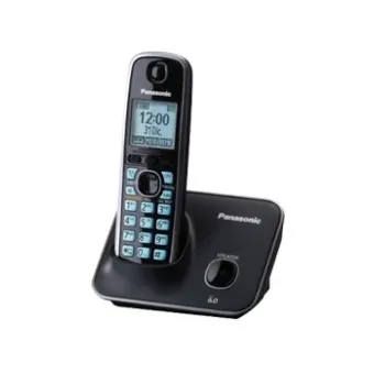 Teléfono Inalámbrico Panasonic DECT con Pantalla LCD 1.8 pulgadas y 50 Contactos - Modelo KX-TG4111MEB