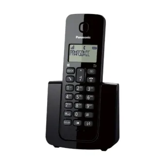 Teléfono Inalámbrico Panasonic DECT 6.0 Negro con Pantalla LCD - Modelo KX-TGB110MEB