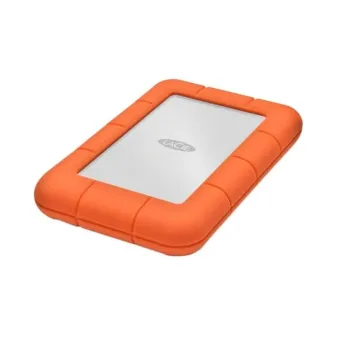 Disco Duro Externo Lacie Rugged Mini 2TB USB 3.0 Plata/Naranja - LAC9000298