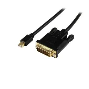 Cable Adaptador StarTech.com Mini DisplayPort a DVI-D 1.9m Activo Negro MDP2DVIMM6BS