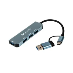 Hub USB-C NACEB 4 Puertos USB 3.0 - Modelo NA-0126