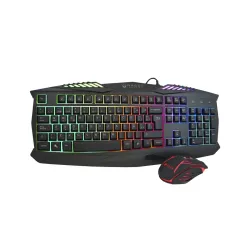 Kit Gamer Naceb NA-617 Teclado y Mouse Alámbrico con Retroiluminación RGB