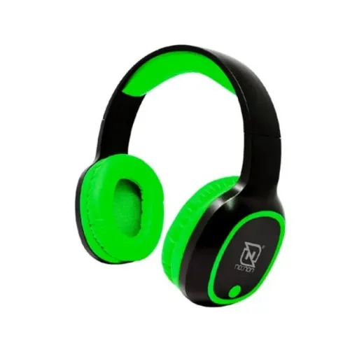 Audífonos Necnon NBH-04 PRO Inalámbricos Bluetooth 5.0 con Cable 3.5mm - Negro Verde Audífonos Necnon NBH-04 PRO Inalámbricos Bluetooth 5.0 con Cable 3.5mm - Negro Verde