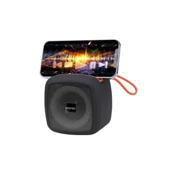 Bocina Portátil Necnon NB-09 Bluetooth Inalámbrica Negra Modelo NBBSN901RG