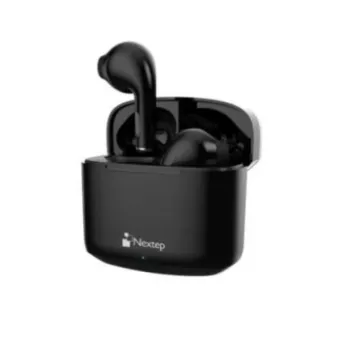 Auriculares Inalámbricos Nextep Buds Bluetooth Negro Resistente al Agua IPX4 Modelo NE-428N