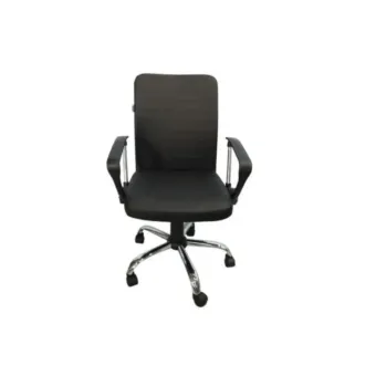 Silla de Oficina Nextep NE-650R Reclinable con Reposabrazos Negro
