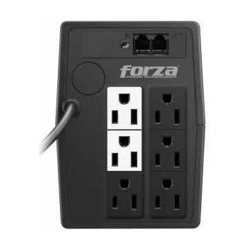 UPS Forza Power Technologies 500VA 250W Línea Interactiva 6 Conectores Modelo NT-511