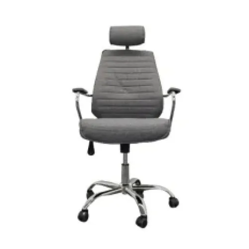 Silla de Oficina Modamob Polaris con Reposabrazos Color Gris Modelo OC302 Silla de Oficina Modamob Polaris con Reposabrazos Color Gris Modelo OC302