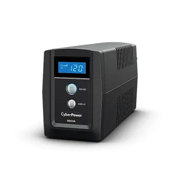 UPS CyberPower 900VA/420W 6 Contactos Línea Interactiva LCD AVR - OM900ATLCD