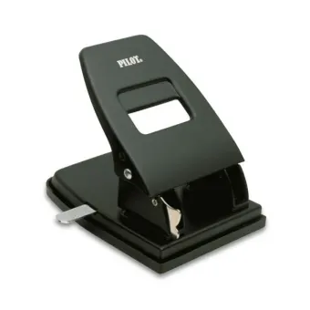 Perforadora Pilot PM-8 - 2 Orificios, Base Anti Derrapante, Capacidad 30 Hojas - Modelo P1070