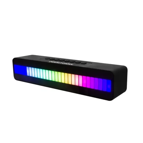 Bocina Perfect Choice Bluetooth Portátil con LED