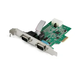 Tarjeta de Expansión StarTech.com PCIe con 2 Puertos Seriales DB9 RS-232 Modelo PEX2S953 Tarjeta de Expansión StarTech.com PCIe con 2 Puertos Seriales DB9 RS-232 Modelo PEX2S953