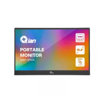 Monitor Portátil QIAN 15.6 Pulgadas Full HD IPS USB-C Mini HDMI Modelo QMP-IP16S
