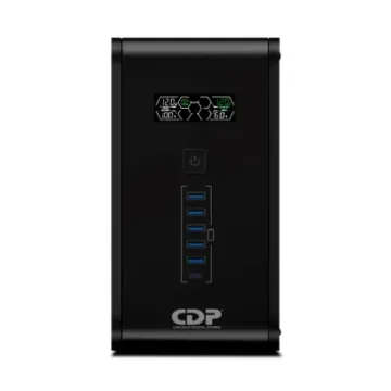 UPS CDP R-SMART2010 2000VA/1200W Línea Interactiva con 10 Contactos y Pantalla LCD