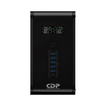 UPS CDP R-SMART751 750VA/375W con 10 Contactos y Pantalla LCD - Respaldo de Energía Inteligente
