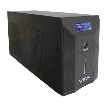 UPS VICA S3000 3000VA/1800W con 8 Contactos, LCD y AVR - Protección de Energía para Equipos