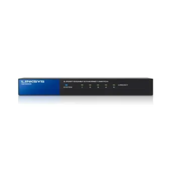 Switch Linksys 5 Puertos Gigabit No Gestionado SE3005