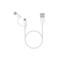 Cable Xiaomi USB-A a Micro USB 1m Blanco USB-C SJV4082TY