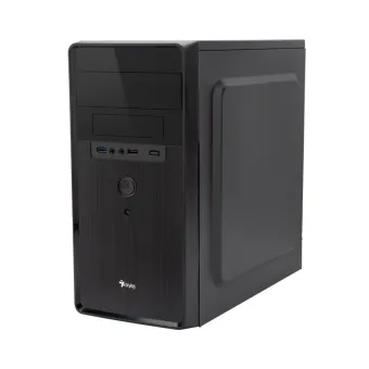 Gabinete Stylos STPGAC5B - Mini Torre con Fuente 500W - Compatible Micro ATX/ITX