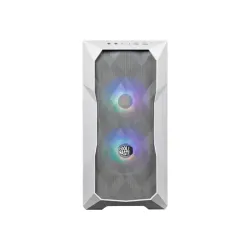Gabinete Gamer Cooler Master TD300 Mesh Blanco Media Torre Micro-ATX/Mini-ITX Panel Lateral 2 Ventiladores TD300-WGNN-S00