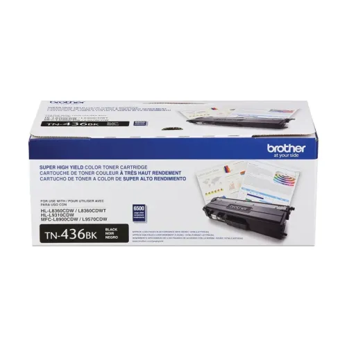 Tóner Brother TN436BK Negro - 6,500 Páginas - Original